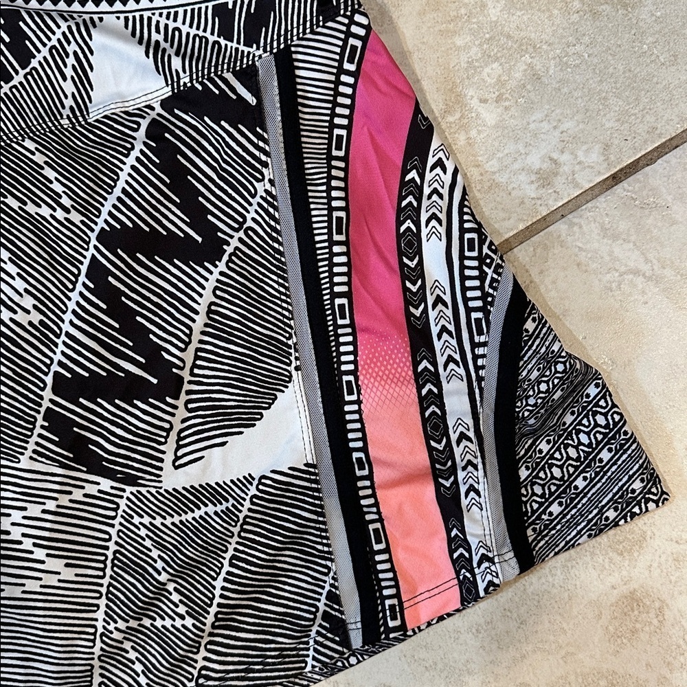 Lucky In Love Santa Fe Printed Tennis Skirt Skort XL Pickleball Shorts - Picture 6 of 9